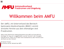 Tablet Screenshot of amfu.ch